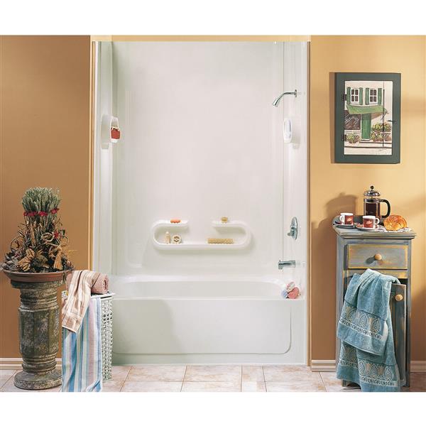 Maax Parisienne 61 In X 32 80 Polystyrene Tub Wall Kit Rona Polystyrene Tub Wall Kit, Tub Wall Surround Kits