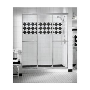 MAAX TriplePlus 46-48-in x 69-in Shower Door in Polished Chrome/Clear