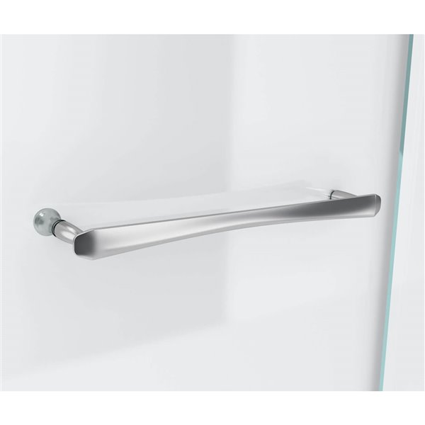 MAAX Reveal 42 to 45-in x 72-in Frameless Pivot Chrome Shower Door