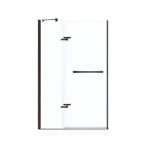 MAAX Reveal 44 to 47-in x 72-in Dark Bronze Shower Door