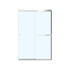 MAXX Aura 43 to 47-in x 71-in Chrome Clear Shower Door