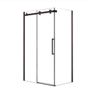 MAAX Halo 48-in x 36-in Dark Bronze Shower Enclosure