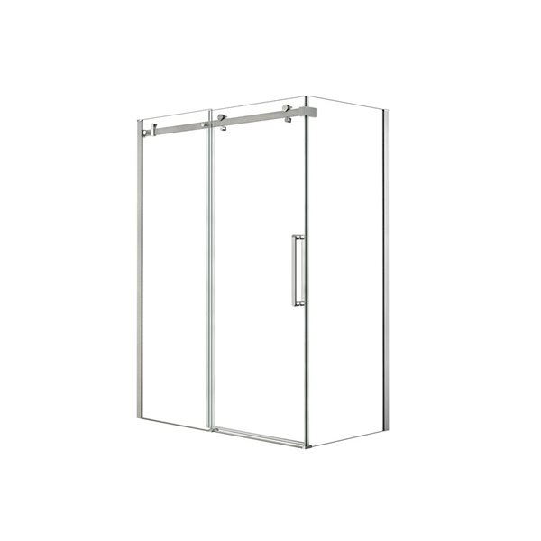 Porte de douche coulissante sans cadre MAAX Halo 60 po x 36 po chrome