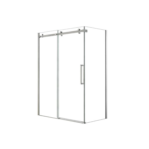 MAAX Halo 60-in x 32-in Chrome Shower Enclosure