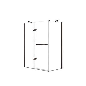 MAAX Reveal 60-in x 36-in Dark Bronze Shower Enclosure