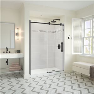 MAAX Zone 60-in x 32-in White Configurable Shower Base with Right Drain