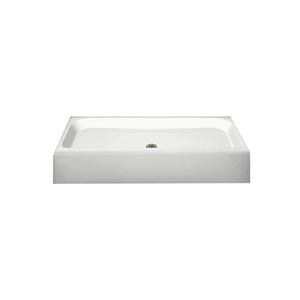 Base de douche configurable Finesse par MAAX blanche de 60 po x 32 po