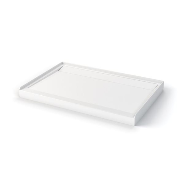 MAAX Distinct 48-In x 32-In White Configurable Shower Base