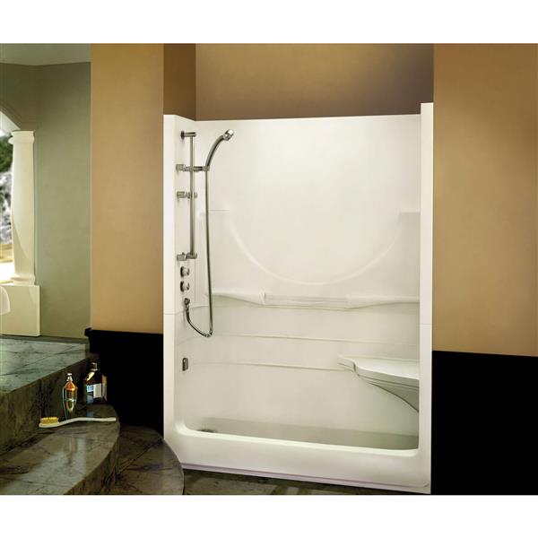 MAAX Allegro 33-in x 59.25-in Shower with Left Drain - 2-Piece