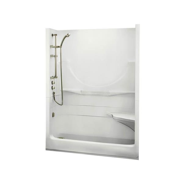 MAAX Allegro 33-in x 59.25-in Shower with Right Drain - 2-Piece