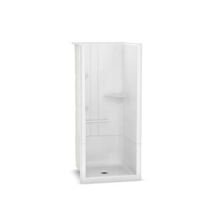 MAAX Camelia Shower - 36.5-in x 36-in - Centre Drain - 2 Pieces