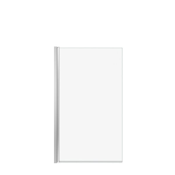 MAAX Axial 34-in x 58-in Chrome Tub Door