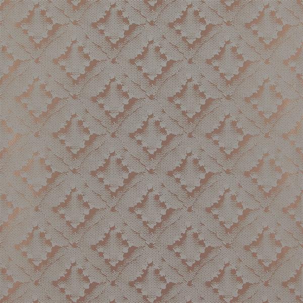 Walls Republic Taup/Copper Geometric Non-Woven Paste The Wall Geometric Diamond Textured Wallpaper