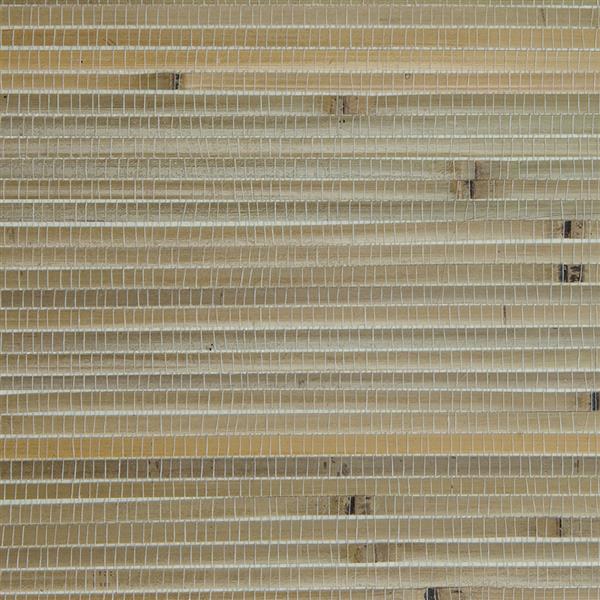 Walls Republic Bamboo Stack Grasscloth Beige/Yellow Paste the Wall Wallpaper