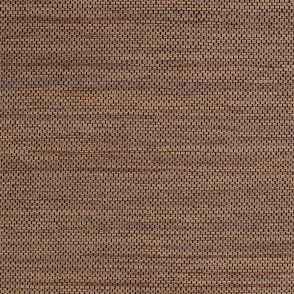 Walls Republic Honeycomb Brown And Black Grasscloth Unpasted Wallpaper 