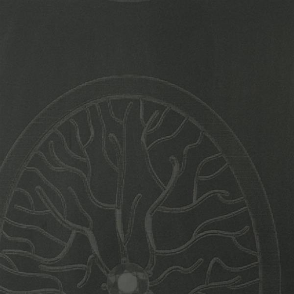 Walls Republic Black Medallion Branch Non-Woven Unpasted Wallpaper