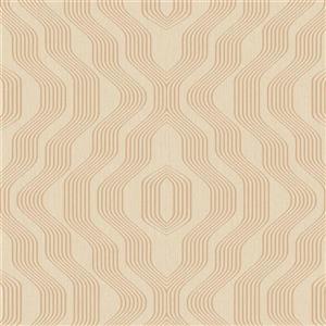 Walls Republic Tan Geometric Non-Woven Paste The Wall Modern Swerve Wallpaper