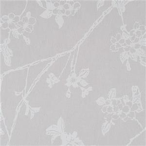 Walls Republic Cool Grey Floral Non-Woven Paste The Wall Flora Floral Blossom Wallpaper