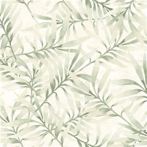 Walls Republic Green Floral Non-Woven Paste The Wall Tropical Leaf Branch Wallpaper
