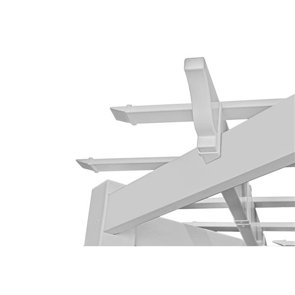 Vita White PVC Alcove Corner Pergola