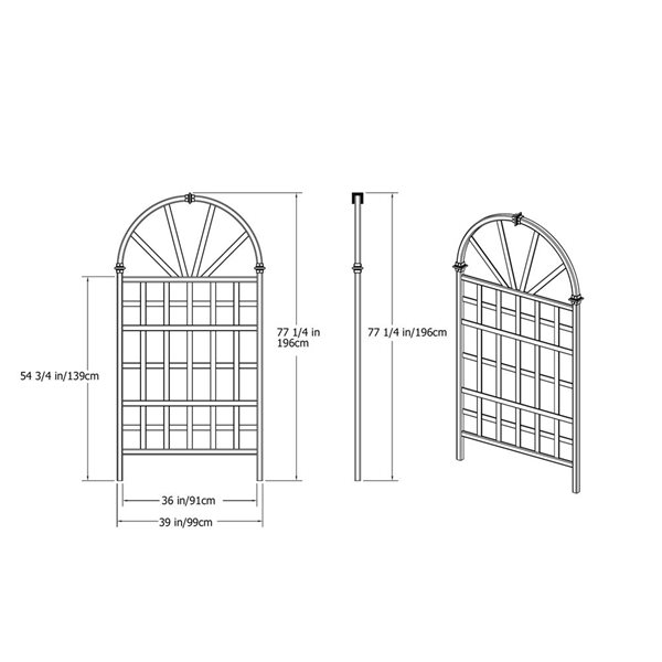 Vita Brown Savannah Trellis