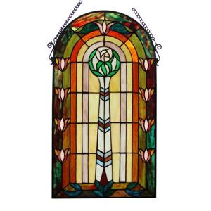 Fine Art Lighting Ltd. Rose Tiffany Style Window Panel