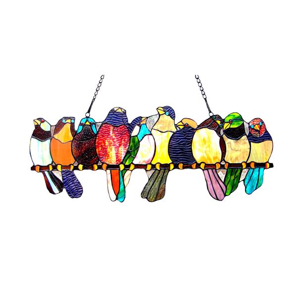Panneau de fenêtre de style Tiffany