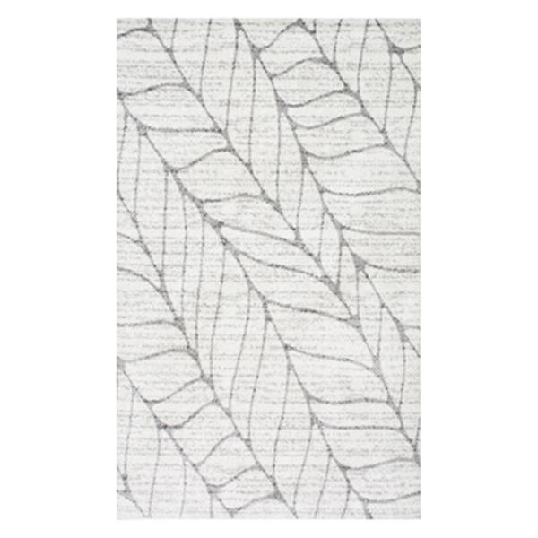 nuLOOM Boyce 8-ft x 10-ft Light Grey Area Rug