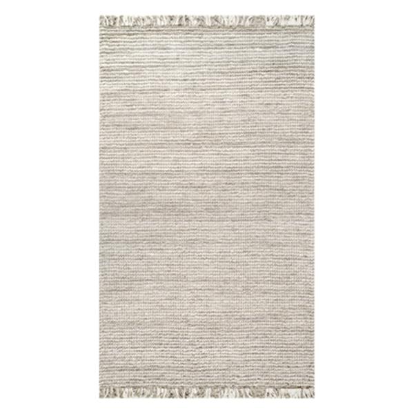 nuLOOM Hand Woven Eileen 3-ft x 8-ft Silver Runner