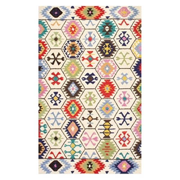 nuLOOM Hand Tufted Giuseppina 4-ft x 6-ft Multicoloured Area Rug