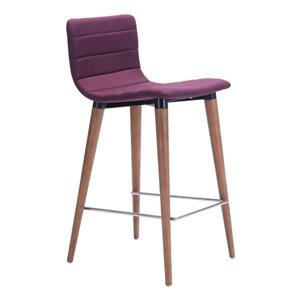 Tabouret de bar Jericho de Zuo Modern, 26 po, mauve, ens. de 2