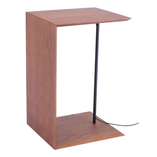 Zuo Modern Chester Side Table 13 8 In X 24 In Wood Brown 101039 Rona