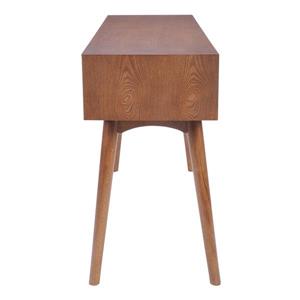 Table console Design de Zuo Modern, 47 po x 29,7 po, bois brun