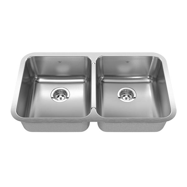 Kindred 30.88-in Stainless Steel Double Sink