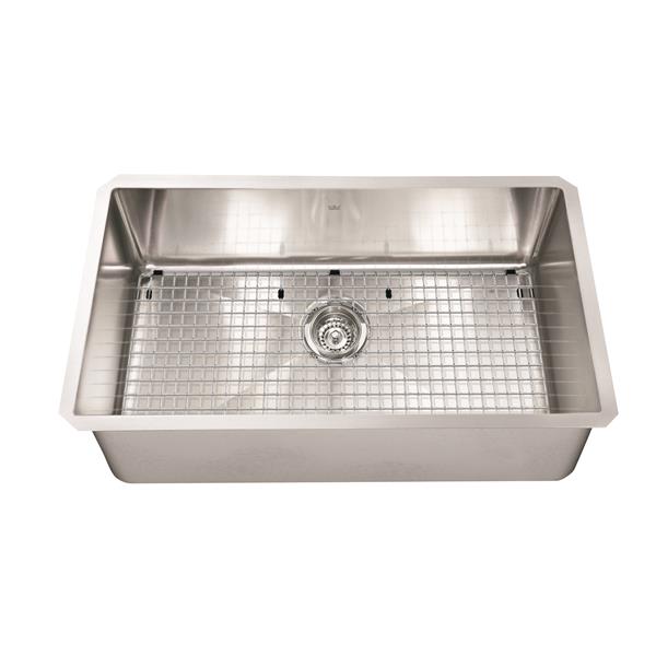 Kindred 29.13in x 18in Stainless Steel Single Sink KCUS33A910BG RONA