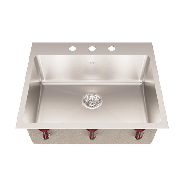 Kindred Franke 22in X 25in Stainless Steel Single Sink QSLY222583