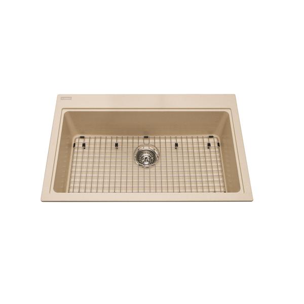 Kindred Franke 31.56in X 20.50in Champagne Granite Single Sink