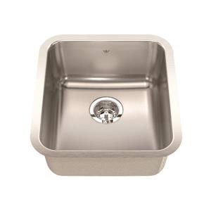Kindred Steel Queen topmount 16.75-in x 18.75-in Stainless Steel Single Kitchen Sink