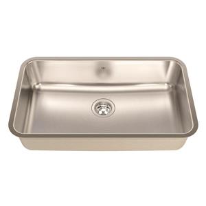 Kindred steel Queen Undermount 30.88-in x 17.75-in Stainless Steel Kitchen Sink