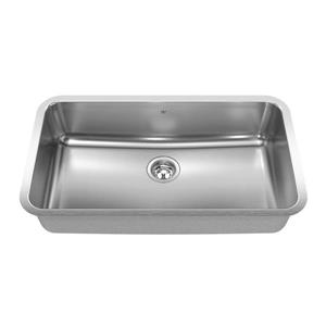 Kindred Steel Queen Undermount 32.88-in x 18.75-in Stainless Steel Single Kitchen Sink