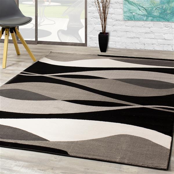 Tapis Platinum Congère De Kalora 3 X 5 Gris