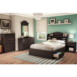 Base lit matelot 3 tiroirs Summer Breeze, chocolat, double
