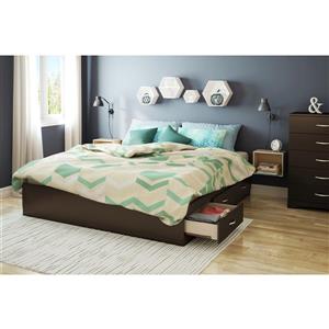 South Shore Furniture 6 Drawer Step One Platform King Bed