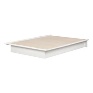 South Shore Furniture Pure White Step One Platform Full Bed