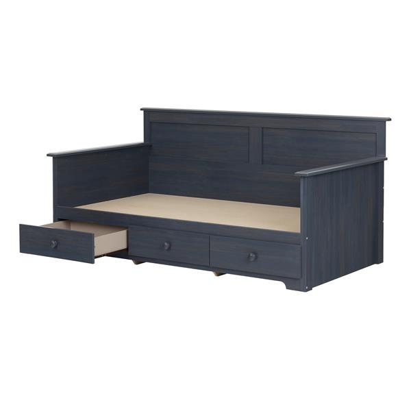 South Shore Furniture Blueberry Summer Breeze Daybed with Storage