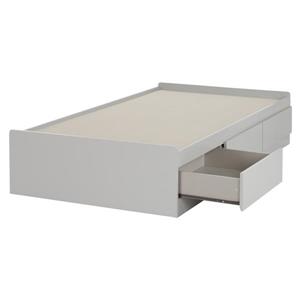 South Shore Furniture Cookie Mates Bed 3 Drawers - Soft Gray - Twin