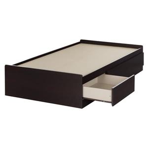 South Shore Furniture 3 Drawer Step One Mates Bed - Chocolate - Twin