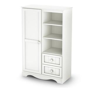 South Shore Furniture Savannah Pure White Armoire