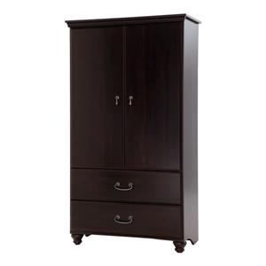 South Shore Furniture Noble Dark Mahogany Armoire with Drawers