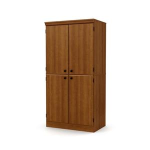 South Shore Furniture Morgan 4-Door Cherry Storage Cabinet